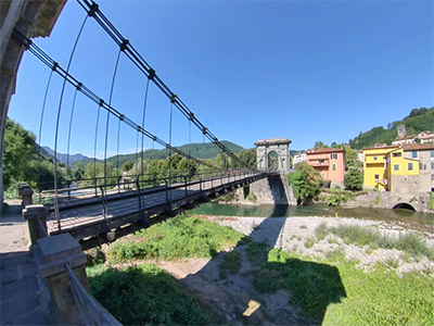 Garfagnana Bagni di Lucca Ponte delle Catene