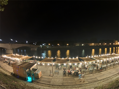 Pisa summer nightlife