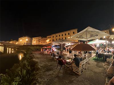 Pisa summer nightlife